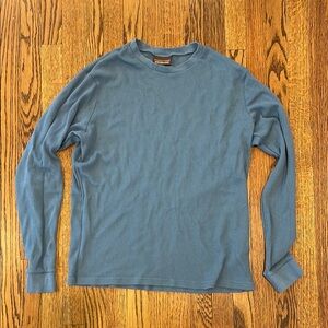 Patagonia Men's Blue Waffles Long Sleeve Shirt - Never worn